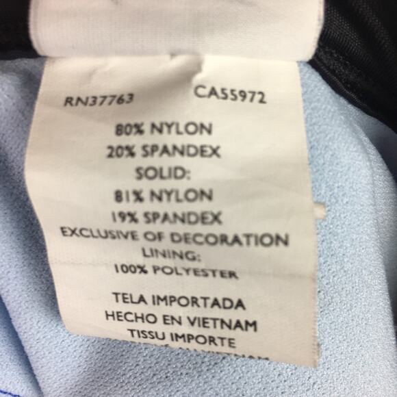 Nike Black Stripe Halter Tie Swim Top Tankini size 10 - Picture 8 of 8